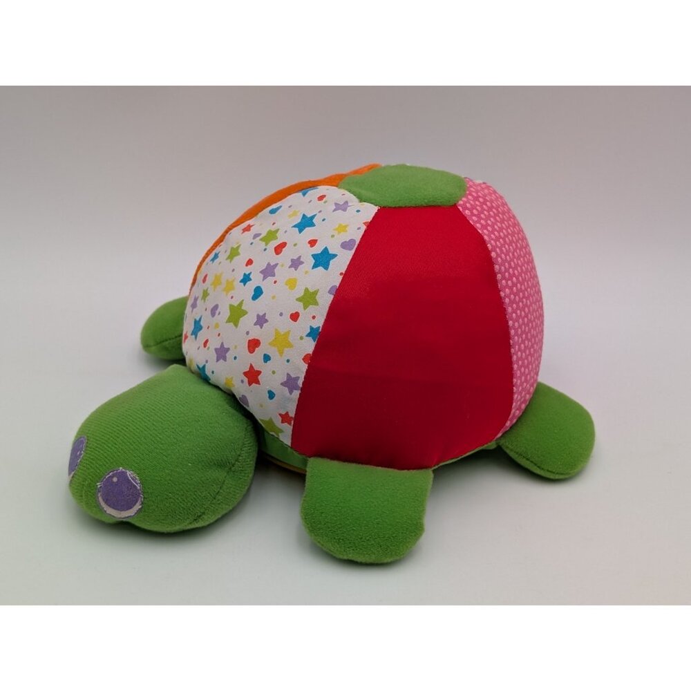 Playskool Vintage Touchems Turtle Plush Mirror Touch Ems Stuffed‎ Animal Toy